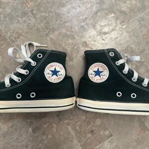 Converse Kids' Black and White High-Tops